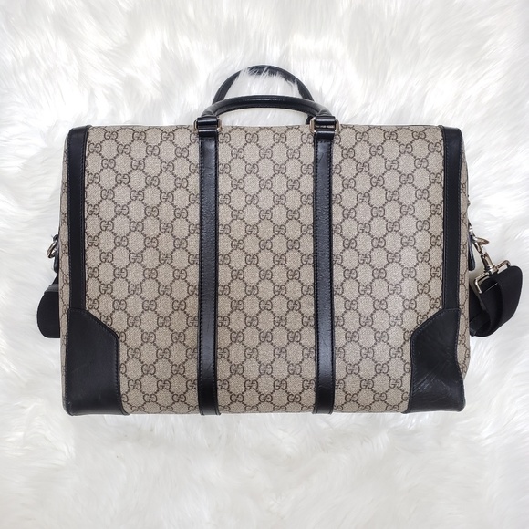 Gucci Supreme Laptop Travel Briefcase Messenger - Picture 8 of 8